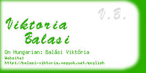 viktoria balasi business card